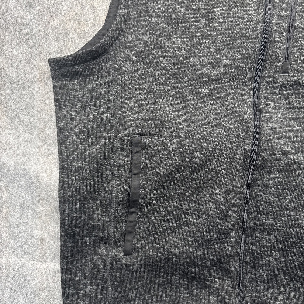 Beverly Hills Polo Club Men's Vest Large Dark Gray Full Zip Sleeveless Jacket XL - Picture 4 of 9
